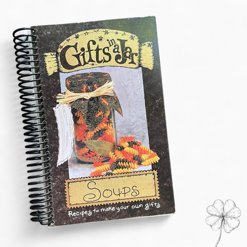 Source Unknown Gifts in a Jar Cookbook - Black and Brown